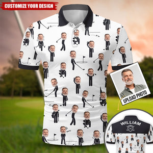 Love Being A Golfer - Personalized Golf Polo Shirt