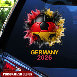 Custom Country Flags-Personalized Car Decal