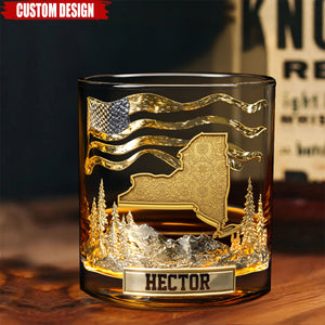 The State Pride - Personalized Luxury Whiskey Glass