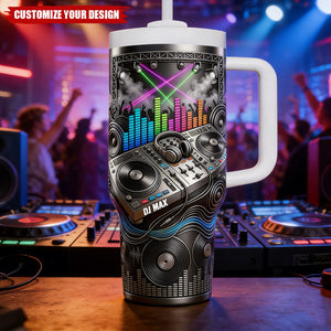 DJ Controller 40oz Tumbler - Personalized Gifts For Music Lovers