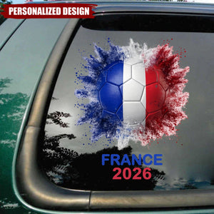 Custom Country Flags-Personalized Car Decal