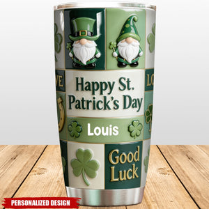 Happy St. Patrick's Day-Personalized Irish Tumbler