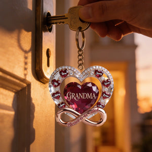 Blessed To Be Called Mom Acrylic Keychain Personalized Gifts For Mom Grandma