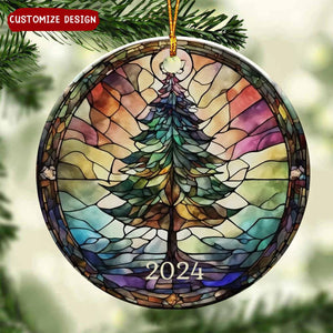 2024 New Release - 🎅🎄Christmas Tree Personalized Ceramic Ornament