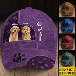 Custom Photo Bring Joy To Your World - Dog & Cat Personalized Custom Hat, All Over Print Classic Cap - Gift For Pet Owners, Pet Lovers