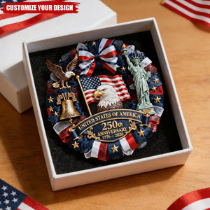 250th Anniversary 1776-2026 Eagle USA Semiquincentennial Patriotic Pin
