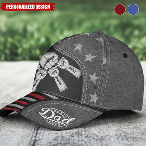 The Power Of Dad Comes From Love-Personalized Classic Cap
