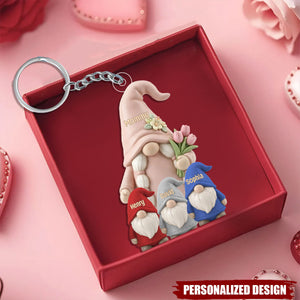 Personalized Mom Keychain- Gifts For Mom