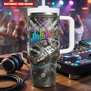 DJ Controller 40oz Tumbler - Personalized Gifts For Music Lovers
