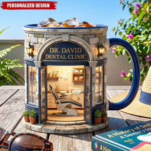 Personalized Dental Clinic Mug-Dentist Appreciation Gift