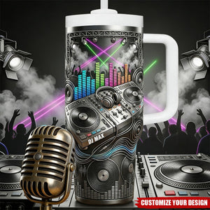DJ Controller 40oz Tumbler - Personalized Gifts For Music Lovers