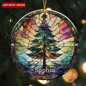 2024 New Release - 🎅🎄Christmas Tree Personalized Ceramic Ornament