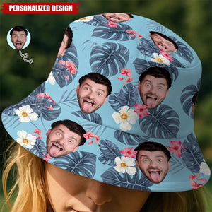 Custom Photo Vacation Mode, Activated-Personalized Bucket Hat-Gift For Family Members
