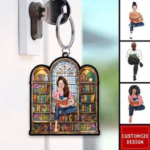 Personalized Gifts For Book Lover Acrylic Keychain