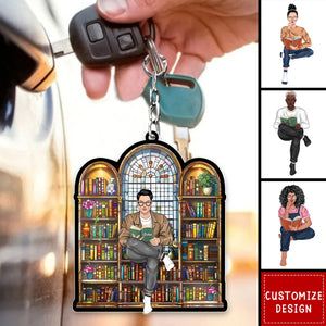 Personalized Gifts For Book Lover Acrylic Keychain