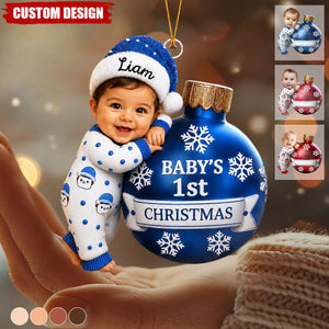 Personalized Baby Ornament, Baby First Christmas Ornament