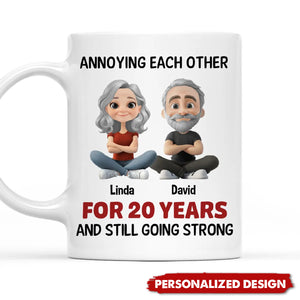 Annoying For Years Couple - Personalized couple Coffee Mug