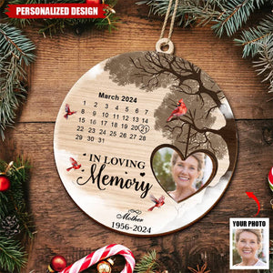 2024 New Release Calendar The Day God Called You Home Memorial - Personalized Wooden Ornament