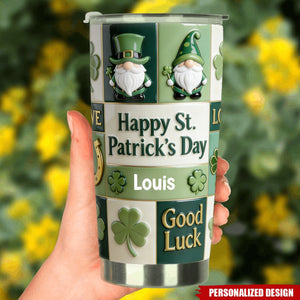 Happy St. Patrick's Day-Personalized Irish Tumbler