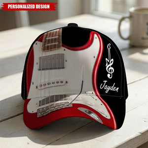 Personalized Cap-Gift For Guitarist, Guitar Lover