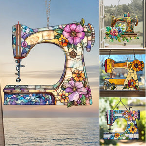 Cute Sewing Machine Suncatcher Ornament-Mother's Day Gift