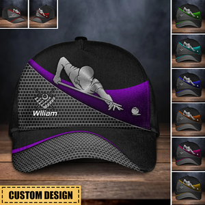 Billiards Multicolor Meal Pattern Personalized Classic Cap