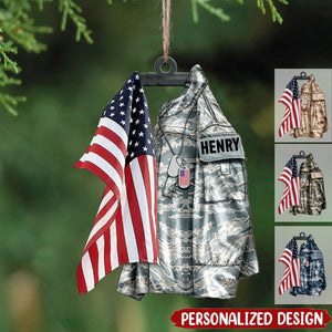 U.S Airforce/Navy/Army Hanging Ornament Christmas-Personalized Acrylic Ornament