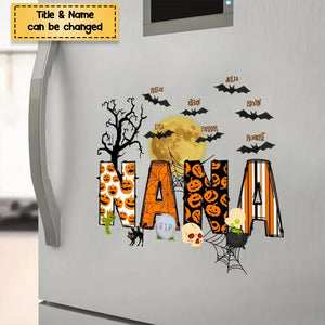 Halloween Grandma - Personalized Custom Decal - Halloween Gift For Grandma, Mom