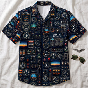Six Packs of Pilots Hawaiian Shirt - Personalized Gifts For Pilots