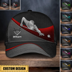 Billiards Multicolor Meal Pattern Personalized Classic Cap