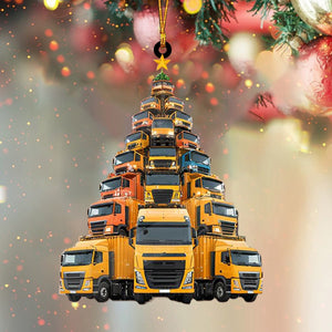 Heavy Truck Christmas Tree Ornament-Gift For Truck Driver-2024 New Release