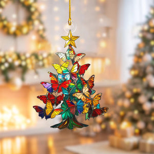 Butterfly Christmas Tree Ornament/Suncatcher Gift For Butterfly Lover
