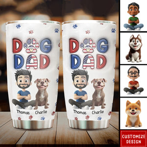 My Lovely Dog - Personalized Custom 3D Inflated Effect Tumbler
