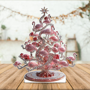 Shiny Flamingo Shaped Acrylic Plaque