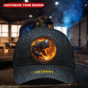 Gift For Welder Man - Personalized Welder Classic Cap