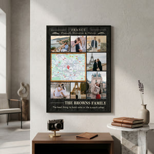 Personalized Couple Poster - Travel Memory Map Gift,Wedding Gift,Anniversary Gift