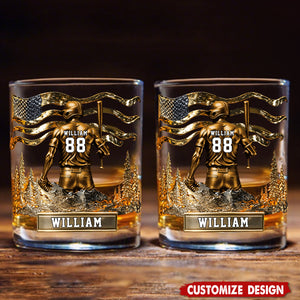 Baseball Whiskey Glass - Personalized Gifts For Baseball Lovers
