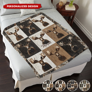 Love Hunting-Personalized Hunting Blanket
