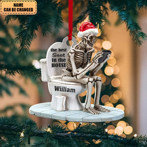 The Best Seat In The House, Personalized Acrylic Christmas Ornament