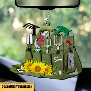 Gardening Carry Bag Custom Acrylic Car / Christmas Ornament