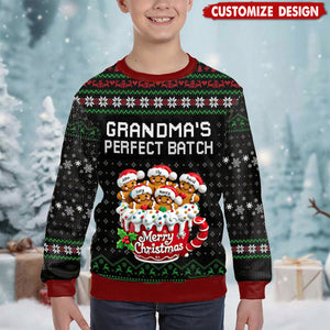 Celebrate the Holiday Season - Personalized Ugly Sweatshirt - Gift for Grandparents