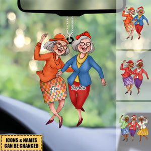 Gift For Friends Fall Theme Personalized Car Hanging Ornament