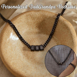 Personalized Dad Necklace With Family Name-Father's Day Gift