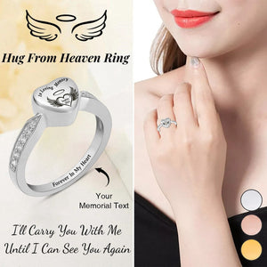 Personalized Heart Urn Ring-Gift For Family