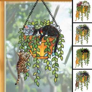 Cat Breed Suncatcher-Holographic Window Hanging for Cat Lovers