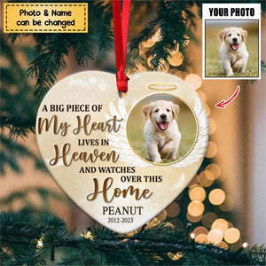 Your Wings Were Ready But My Heart Was Not - Memorial Personalized Custom Ceramic Ornament