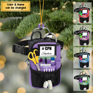 Nurse Bag - Personalized Acrylic Christmas / Car Hanging Ornament