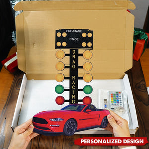 Personalized Custom Photo Drag Racing Acrylic Sign