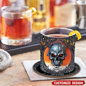 Cool Skull - Personalized Skull Whiskey Glass