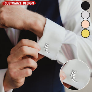 Personalized Name Cufflinks/Initial Cuff Links/Groomsmen Cufflinks
